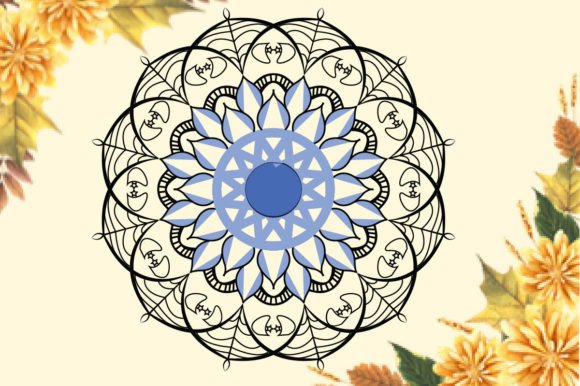 Beautiful Floral Mandala Vector Graphics for Illustrations
