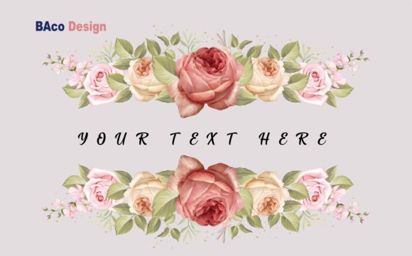 Beautiful Vintage Banner Floral SVG Graphics and Illustrations