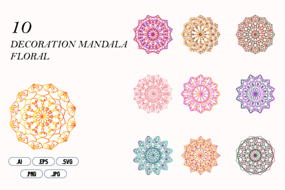 Decoration Mandala Floral: A Review for Graphics and Illustrations Sellers