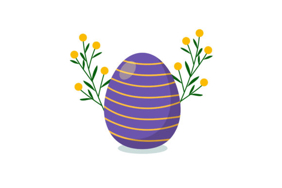 Easter Egg Floral Party Graphics and Illustrations Review