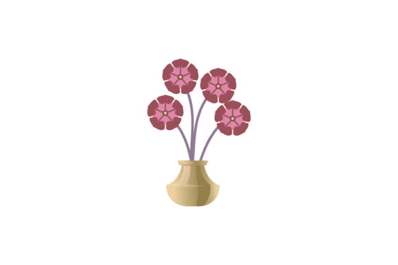 Floral Houseplant Graphics for Modern Illustrations