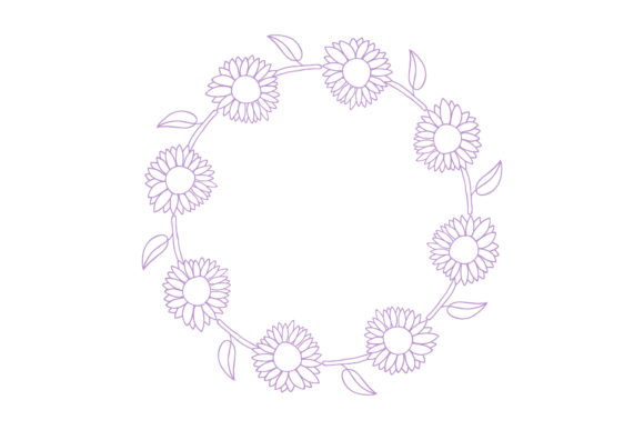 Frame Floral Art Template Review for Real Embroidery