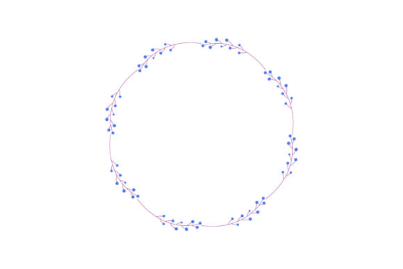 Frame Floral Element Circle Art Design: Graphics & Illustrations Review