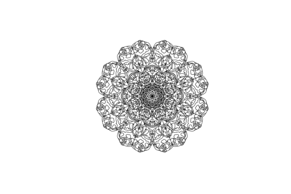 Mandala Graphics Floral Decoration for Brand Visuals
