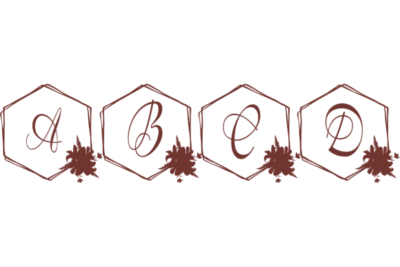 Monogram Floral Design: Premium Graphics and Illustrations for Local Brands