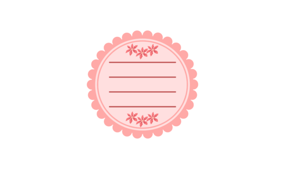 Round Floral Note Design: Fresh Graphics for Modern Illustrations