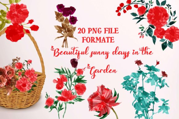 Spring-Summer Floral Watercolor Bundle: Graphics & Illustrations Review